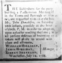 Presbyterian Church planning